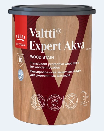 АнтисептикTikkurila Valtti Expert Akva бел. дуб 0,9 л / 6
