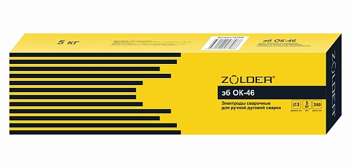 Электроды сварочные Zolder 343456 эбОК-46.00 3.0 мм  (5 кг)