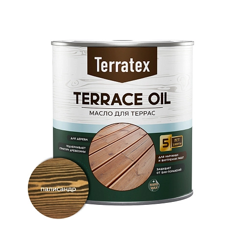 Масло для террас Terratex палисандр 2,2 л / 3