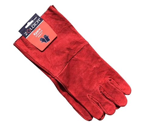Краги Zolder DH003 размер 14" спилковые, 12/72
