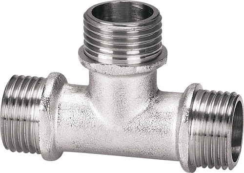 Тройник соединит. Aqualink 02577 Ø1" н-н-н латун., 10/40