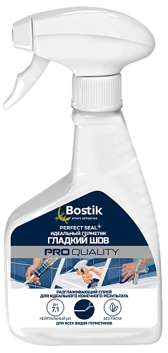 Герметик идеальный Bostik спрей гладкий шов 200 мл / 12