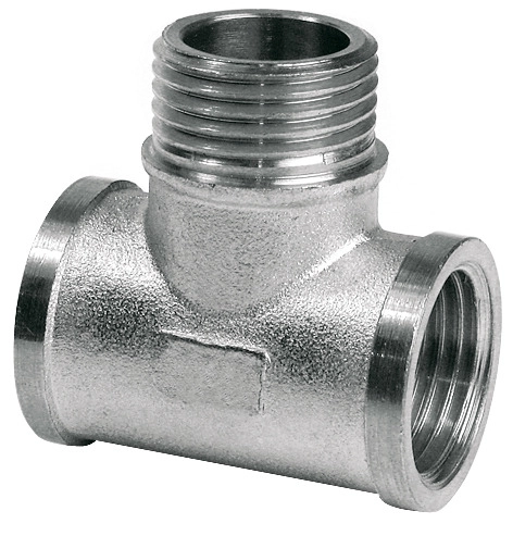 Тройник переход. Aqualink 02574 Ø1/2" в-н-в латун., 10/120