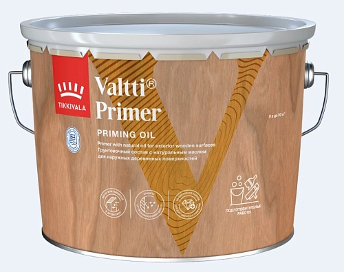 Грунтовка под антисептик Tikkurila Valtti Primer Pohjuste бесцветная 2,7 л / 6