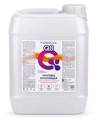 Грунтовка ВД Formula Q8 укрепляющая 10 л / 1