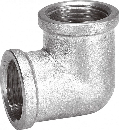 Угольник соединит. Aqualink 02559 Ø1" в-в латунн., 10/60