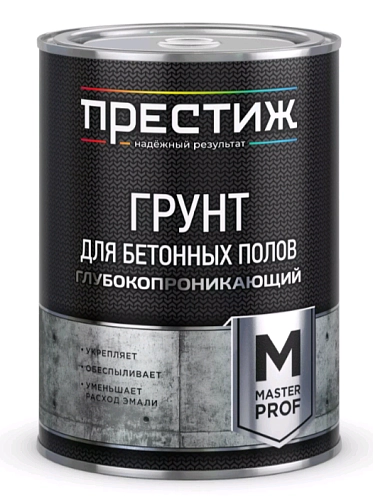 Грунт для бетонных полов Престиж акриловый 0,8 кг / 6