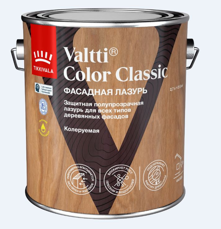 Антисептическое средство Tikkurila Valtti Color Classic Ec 2,7 л / 6