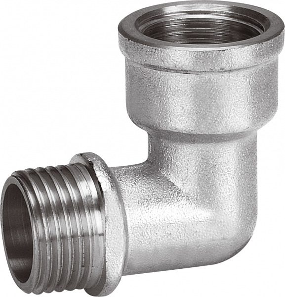 Угольник переход. Aqualink 02562 Ø3/4" в-н латун., 10/80