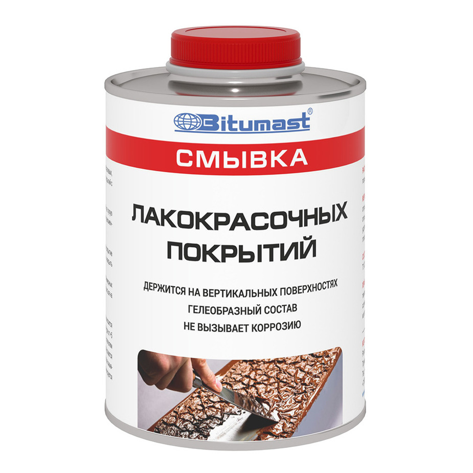 Смывка лакокрасочных покрытий Bitumast 0,75 кг / 12