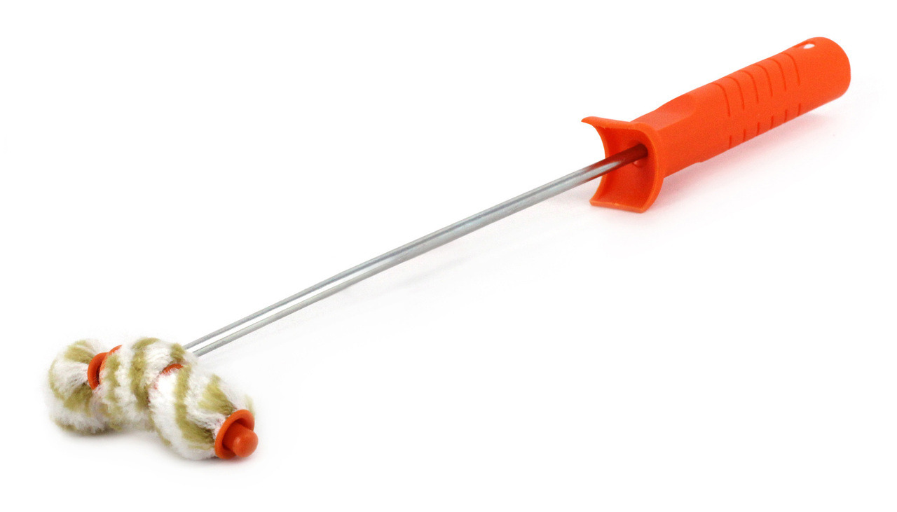 Мини-валик полиамид Zolder Z-105126 для покраски труб с ручкой (ворс 12 мм), 10/50