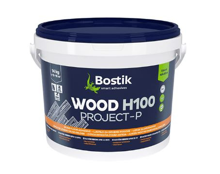 Клей для паркета гибридный BOSTIK WOOD H100 PROJECT 14 кг / 1