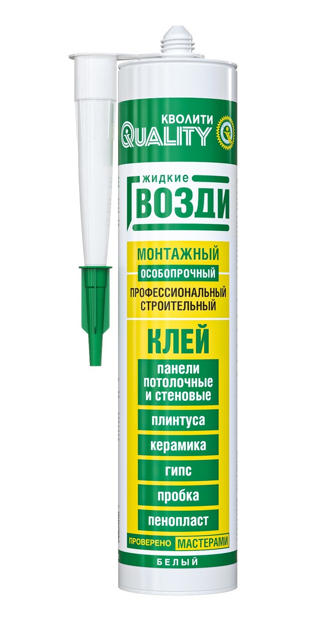 Клей жидкие гвозди для панелей Quality монтажные 0,42 кг / 12