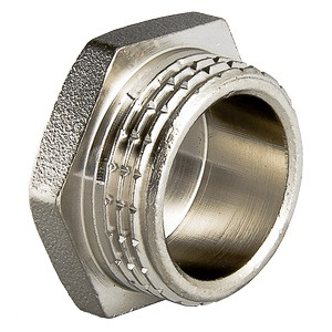 Заглушка в трубу Valtec VTr.583.N.0007 Ø1 1/4" наруж. резьба латун., 10/90
