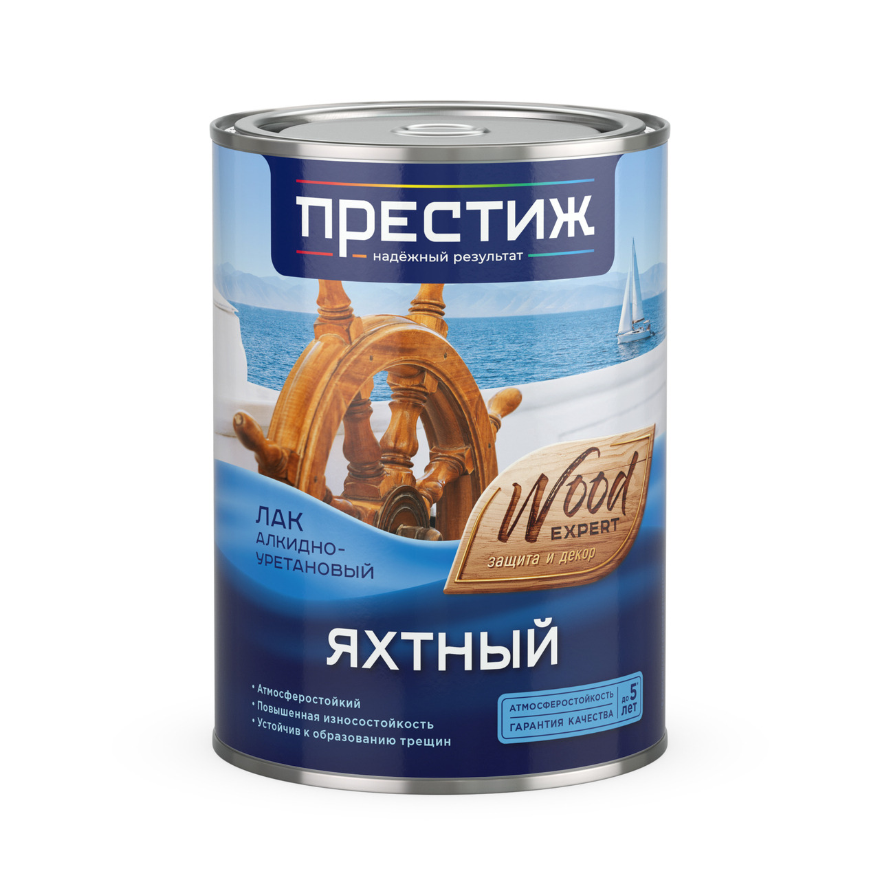 Лак яхтный алкид-уретановый Престиж глян. 0,9 л / 6