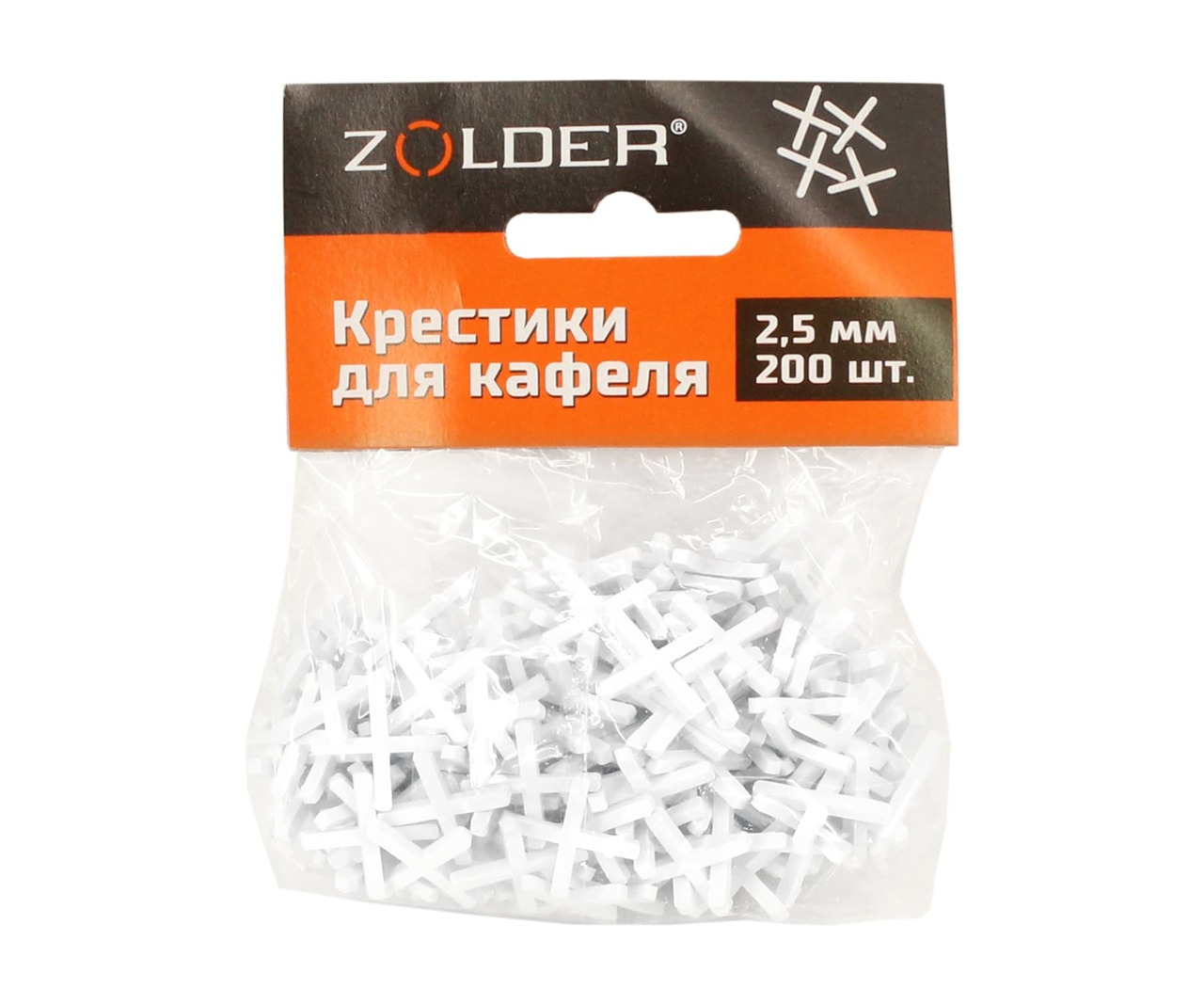 Крестики для кафеля Zolder Master 336849 2,5 мм (200 шт) /250