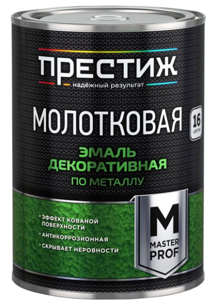 Эмаль молотковая ПРЕСТИЖ бронзовая 0,4 л / 28