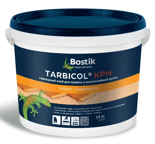 Клей гибридный BOSTIK для многослойного паркета TARBICOL KPH 14 кг/ 1