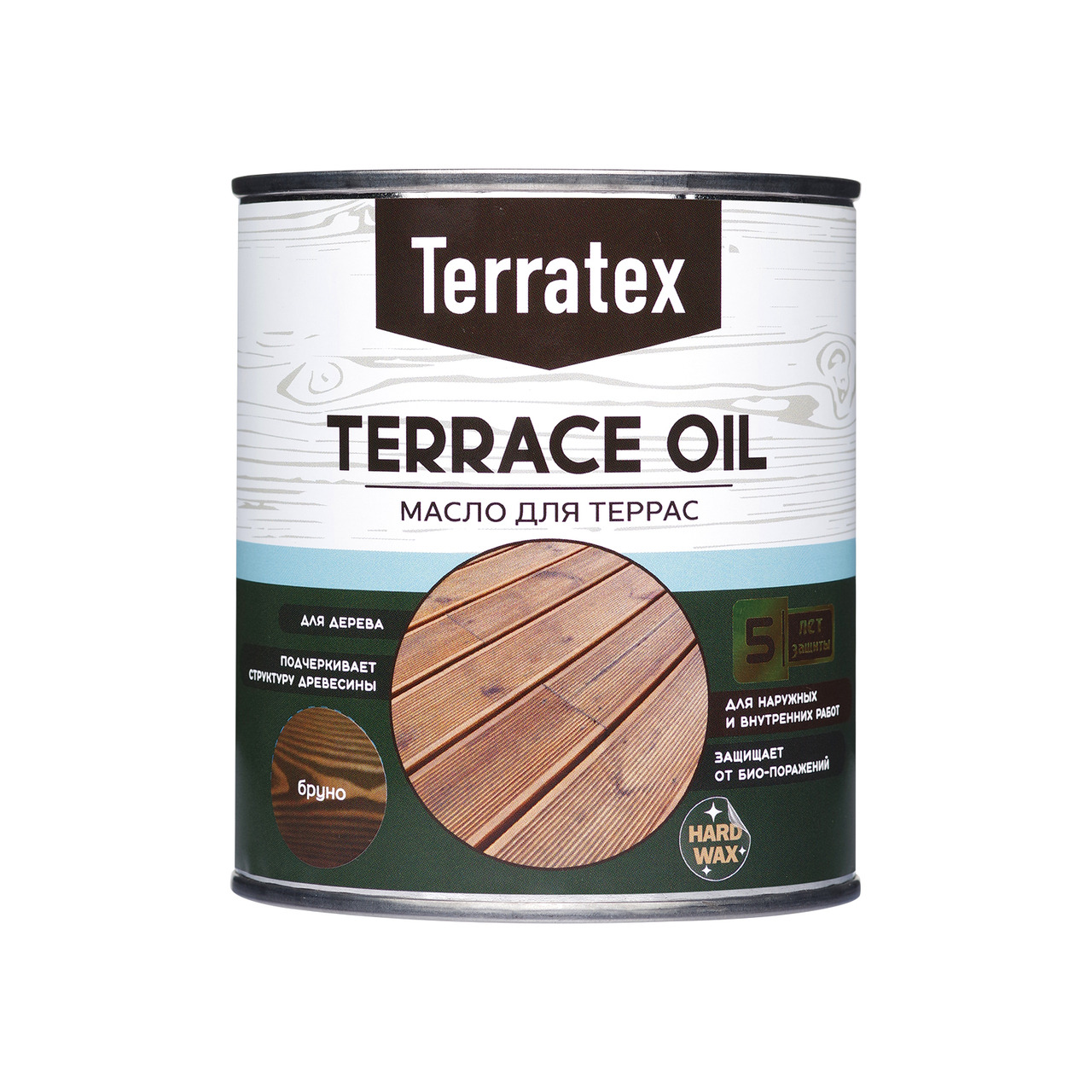 Масло для террас Terratex белый 0,75 л / 8