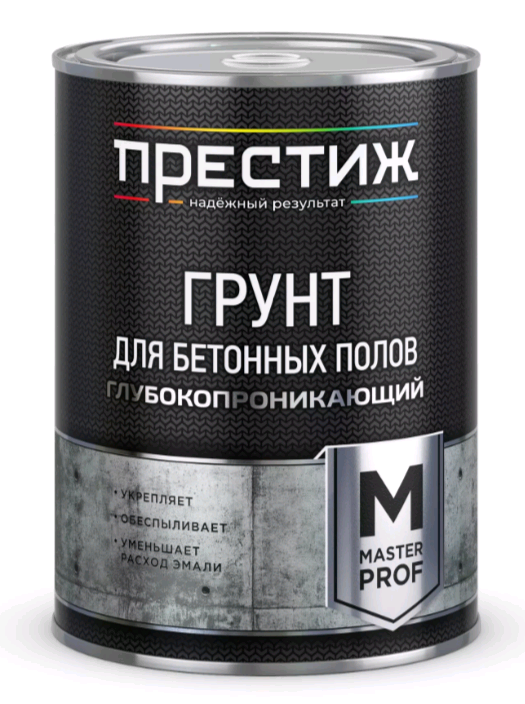 Грунт для бетонных полов Престиж акриловый 0,8 кг / 6