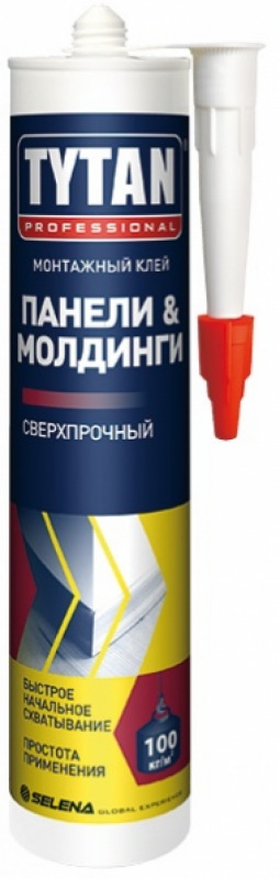 Клей монтажный TYTAN Professional панели и молдинги, бежевый 310 мл/12