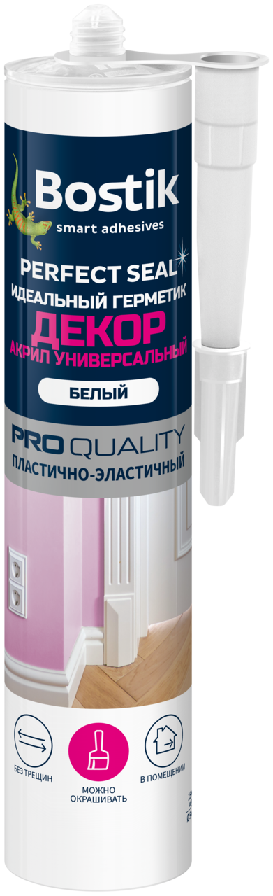 Герметик универсальный Bostik идеальный декор акрил 280 мл / 12
