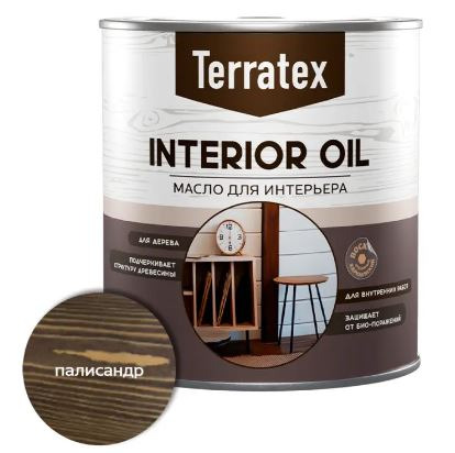 Масло для интерьера Terratex палисандр 0,75 л / 8