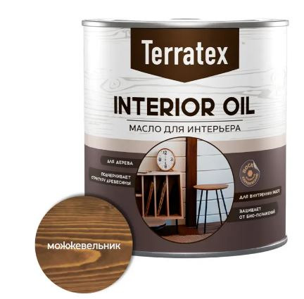 Масло для интерьера Terratex можжевельник 0,75 л / 8