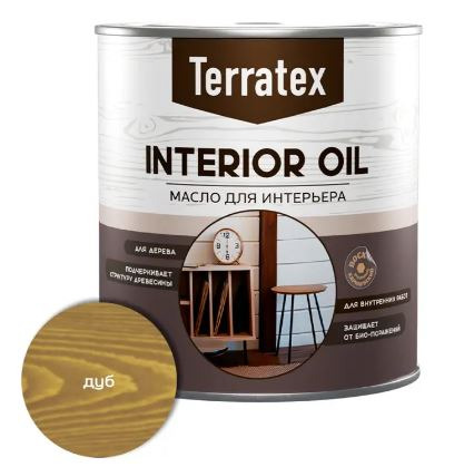 Масло для интерьера Terratex дуб 0,75 л / 8
