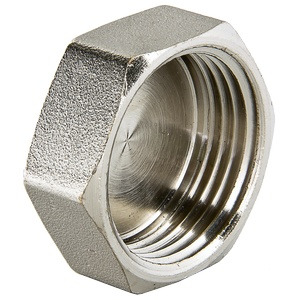 Заглушка на трубу Valtec VTr.590.N.0004 Ø1/2" внутр. резьба латун., 10/440