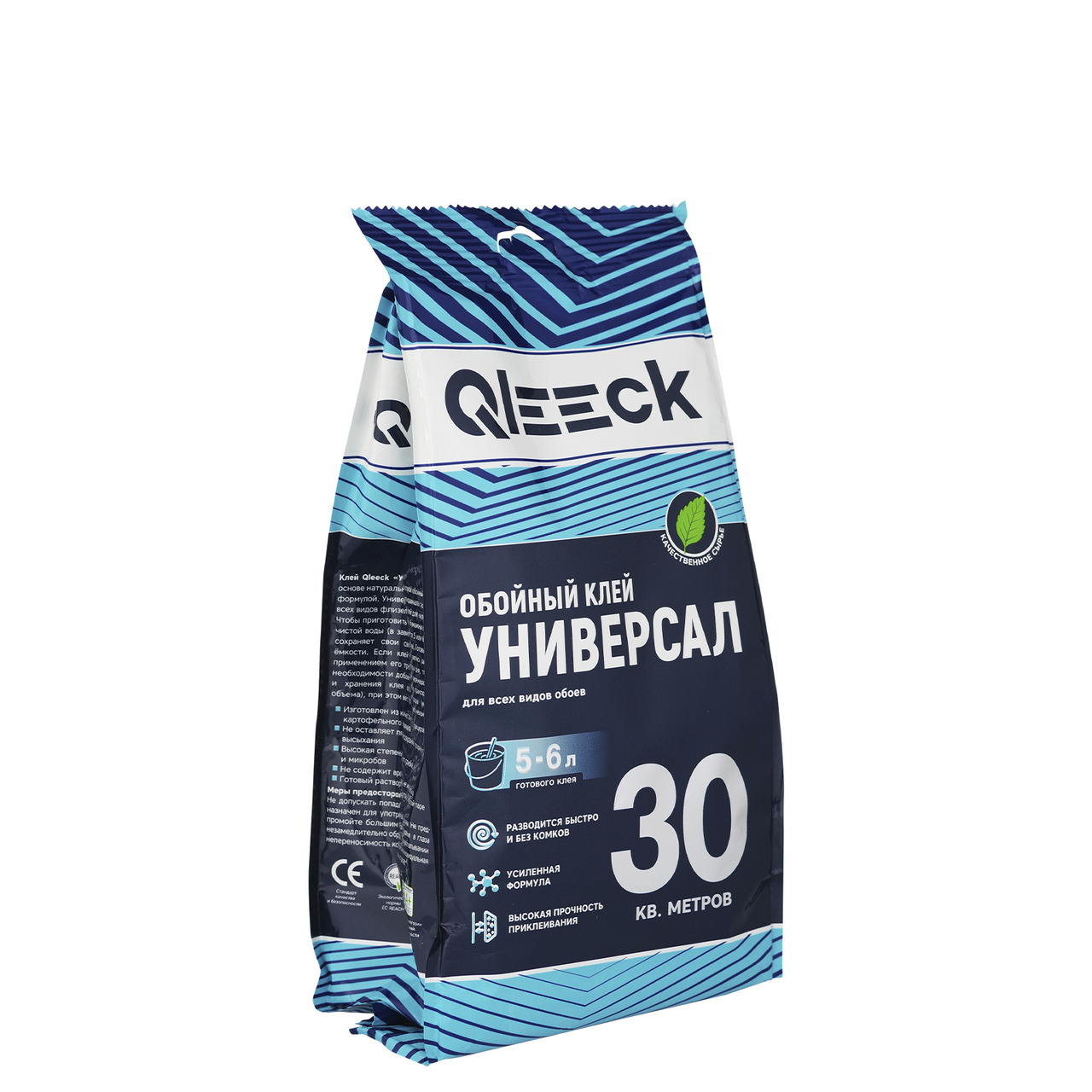 Клей обойный Qleeсk универсальный в пакете 200гр / 50