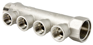 Коллектор Valtec VTc.550.N.0503 Ø3/4" на 3 выхода Ø1/2" внутр. резьба /2