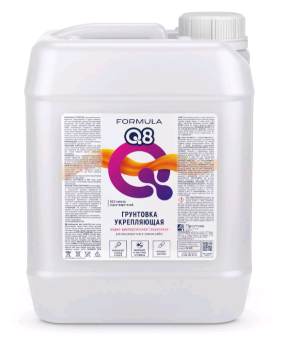 Грунтовка ВД Formula Q8 укрепляющая 10 л / 1