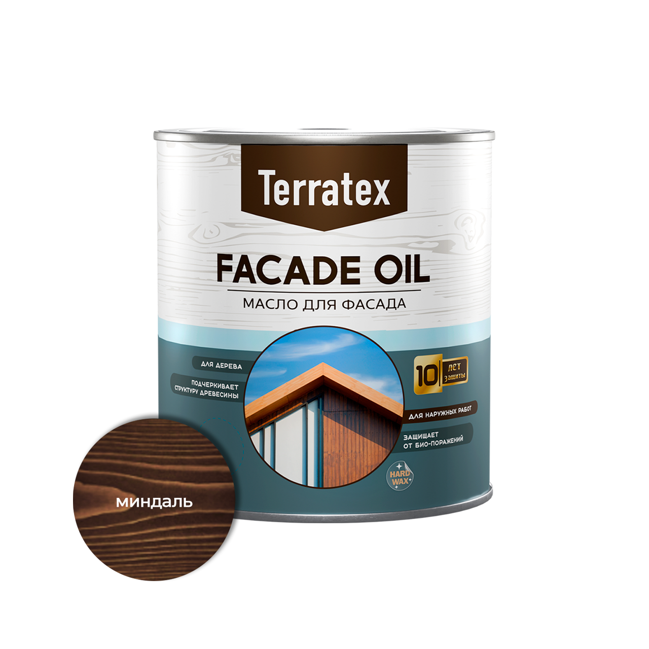 Масло для фасадов Terratex миндаль 0,75 л / 8