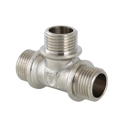 Тройник соединит. Valtec VTr.131.N.0004 Ø1/2" н-н-н латун., 10/90