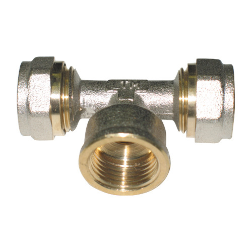Тройник обжим. комбинир. Aqualink 00164 Ø16-3/4"-16 ц-г-ц, 10/60