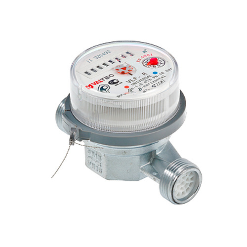 Счетчик для воды универсал. Valtec VLF-15U-L.110 Ø1/2" без сгонов (монт.длина 110мм) /12