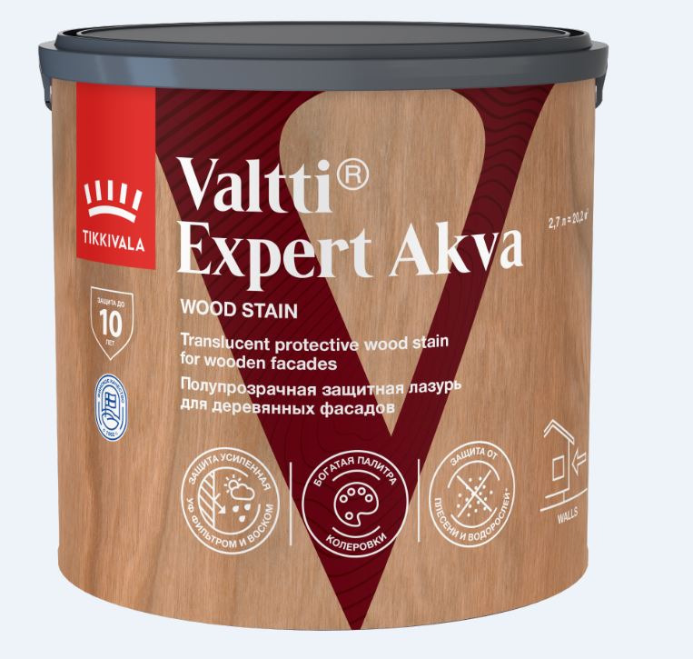 АнтисептикTikkurila Valtti Expert Akva тик 2,7 л / 1
