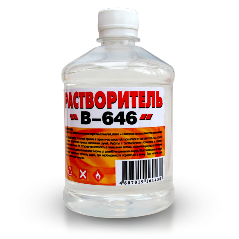Растворитель В-646 Вершина 0,5 л / 20
