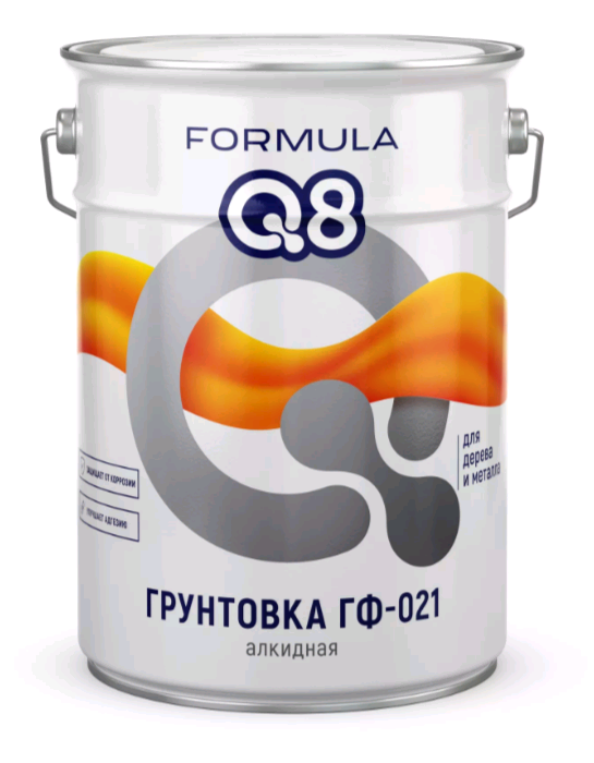 Грунтовка алкидная ГФ-021 Formula Q8 серая 20 кг / 1
