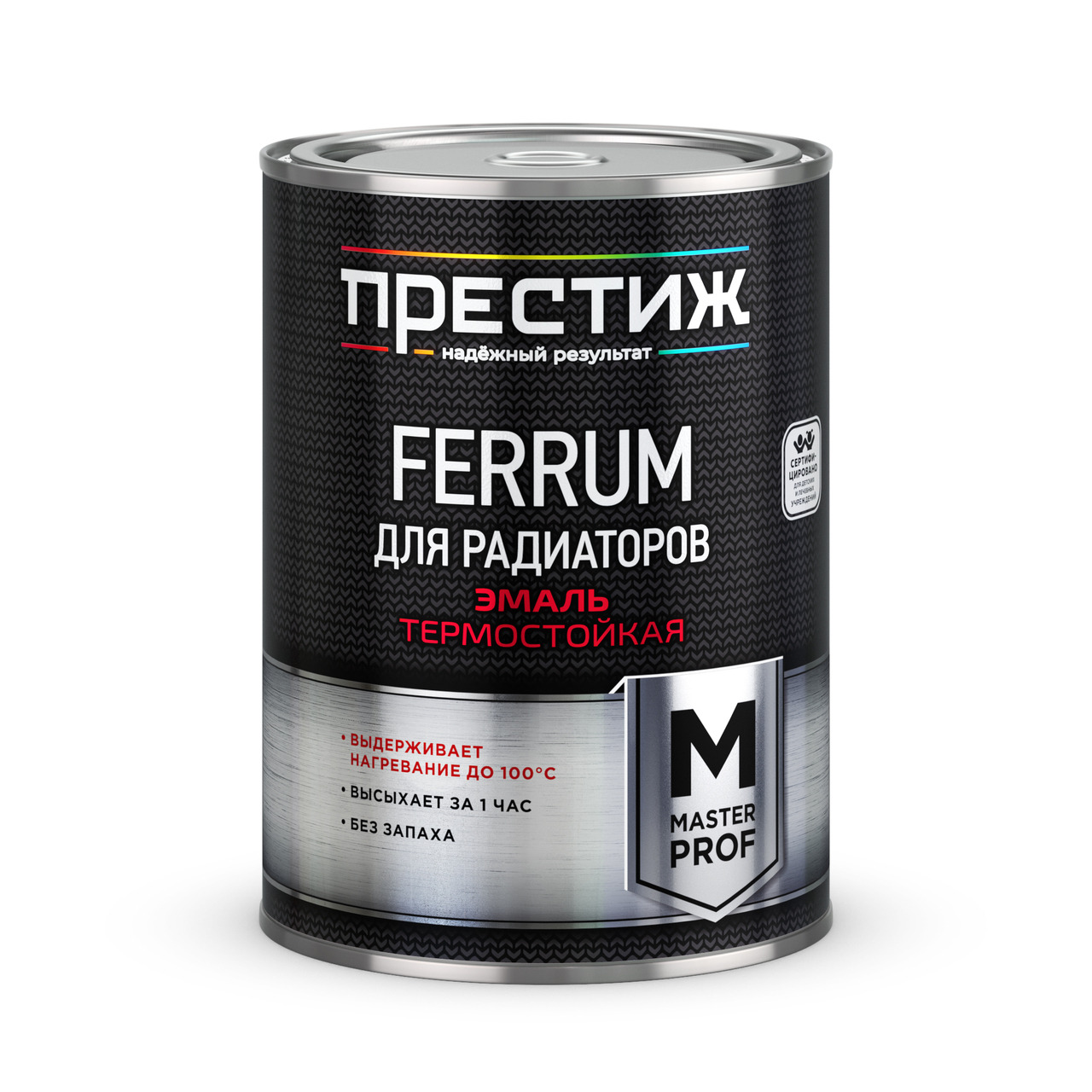 Эмаль для радиаторов отопления Престиж FERRUM акриловая 0,9 кг / 6